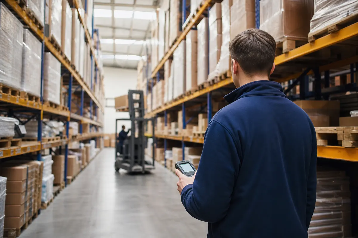 Lagerlogistik mit digitaler Erfassung